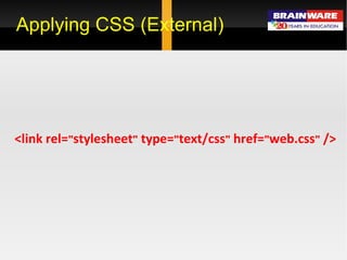 Web Development using HTML & CSS