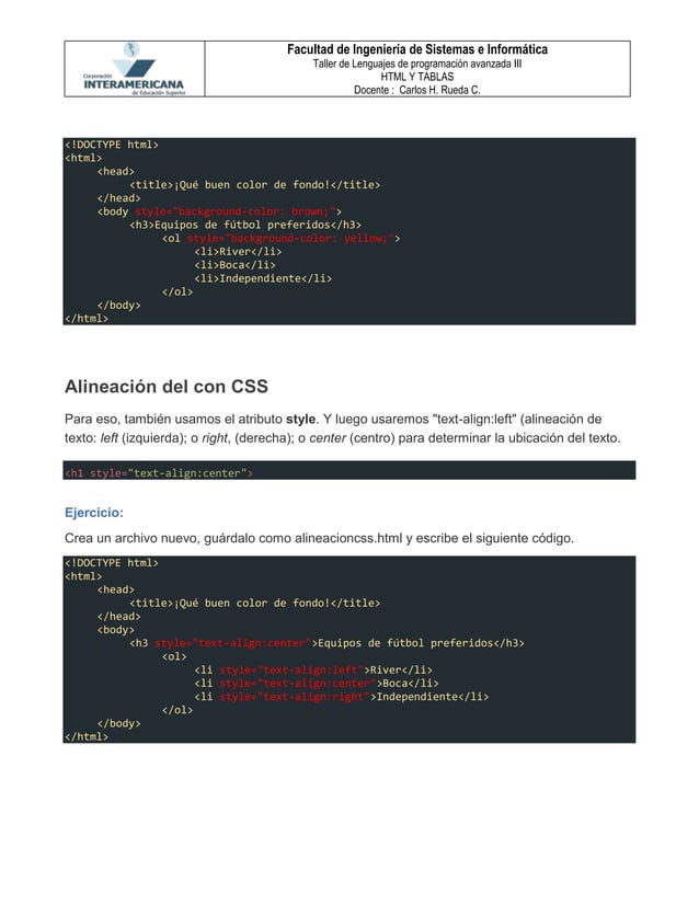 Html, css y tablas.compressed | PDF