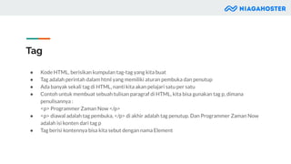 Buku bagi yang ingin belajar HTML Dasar | PDF