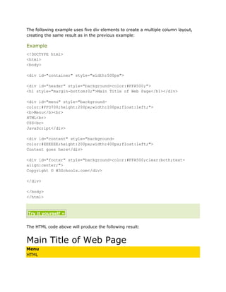 Html example | DOCX