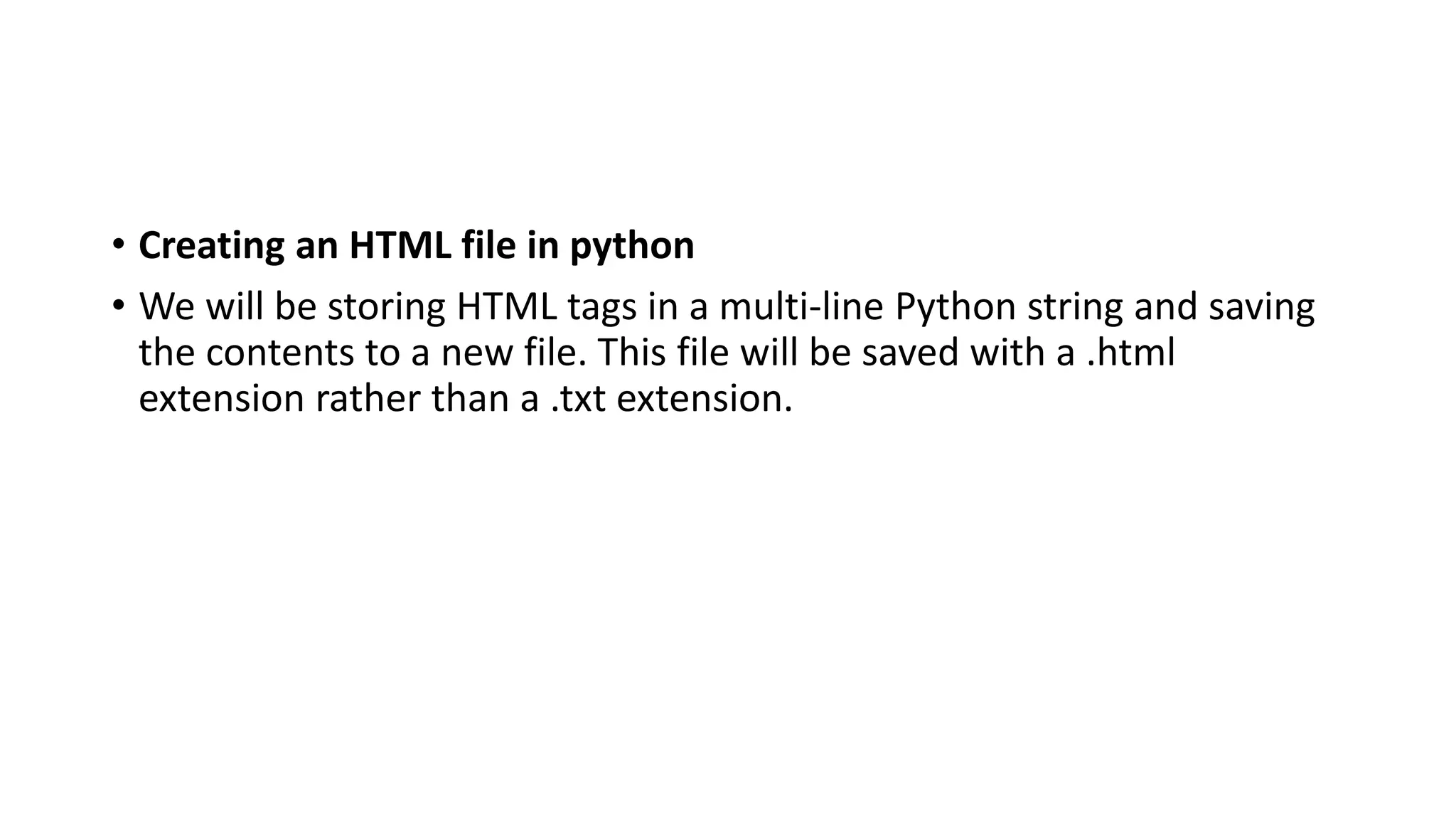 HTML files in python.pptx
