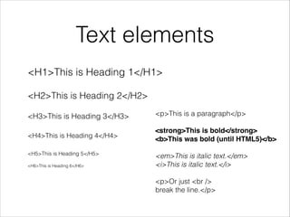 Html for beginners | PPT