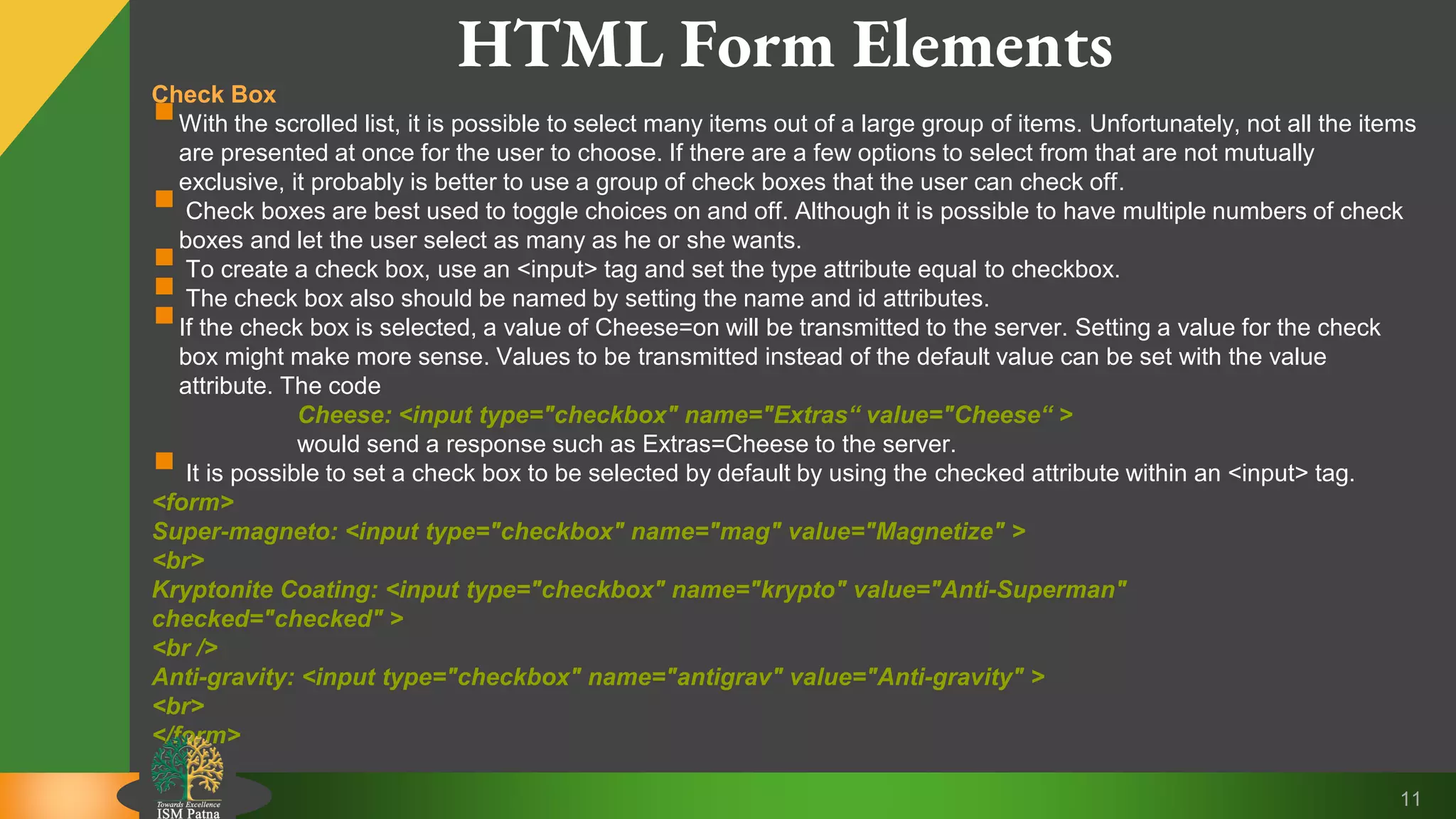 Html form | PPT
