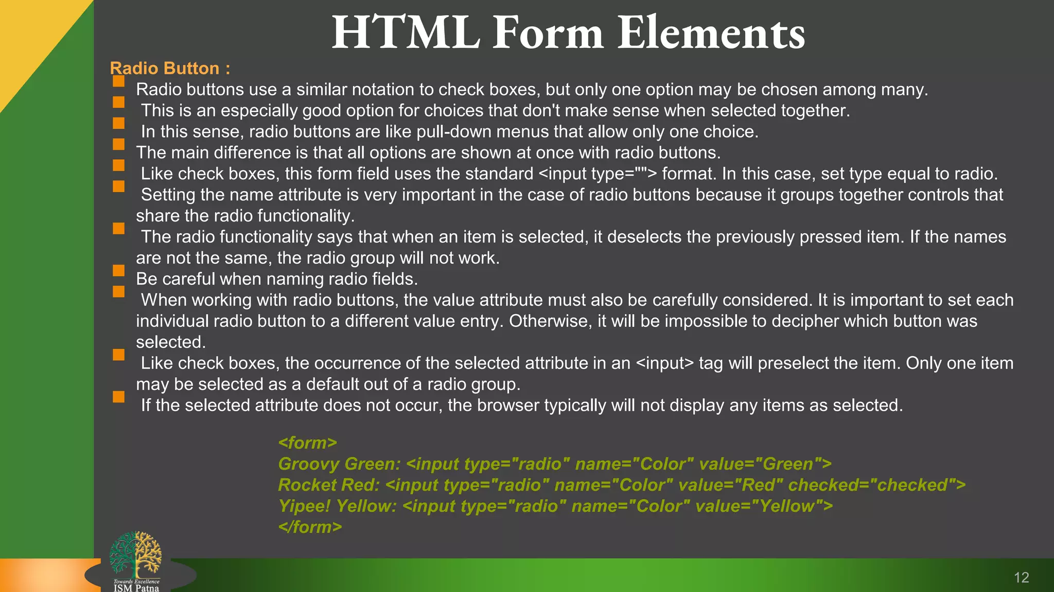 Html form | PPT