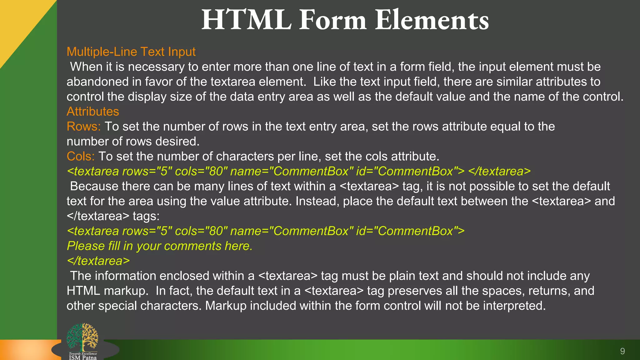 Html form | PPT