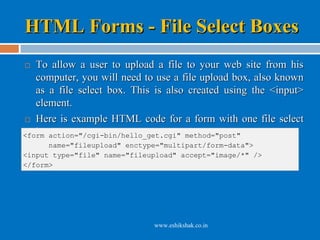 Html forms | PDF