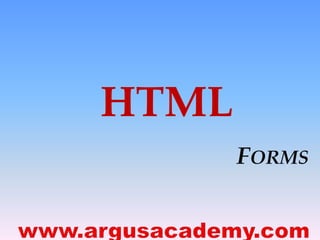 Html forms | PPT