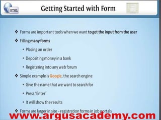 Html forms | PPT
