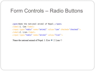 Html forms | PPTX