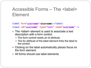 Html forms | PPTX