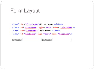 Html forms | PPTX