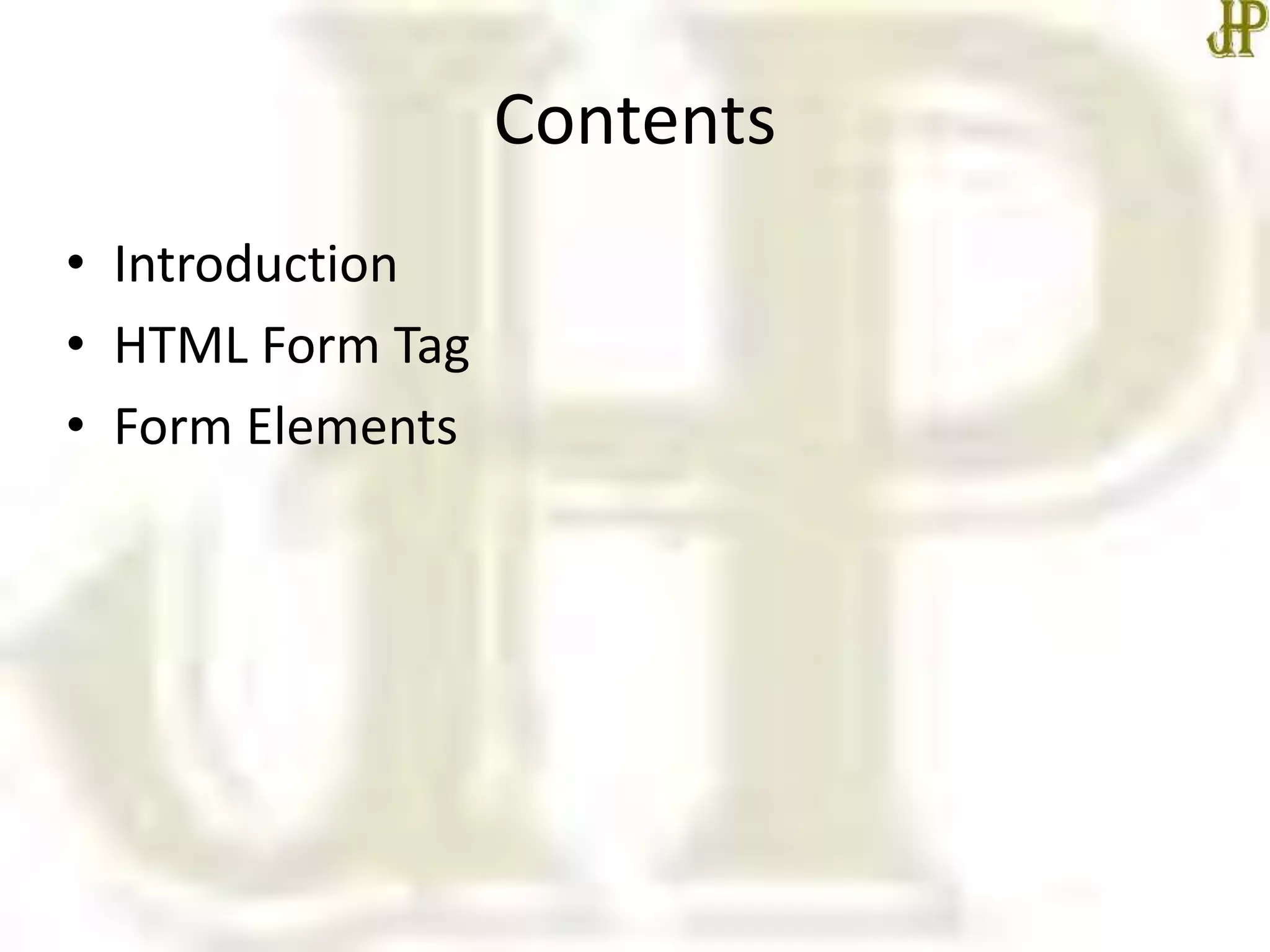 Html forms | PPTX