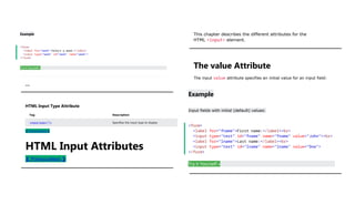 Form Tag Examples In Html HTML Forms02, Tags, examples, HTML guides.docx