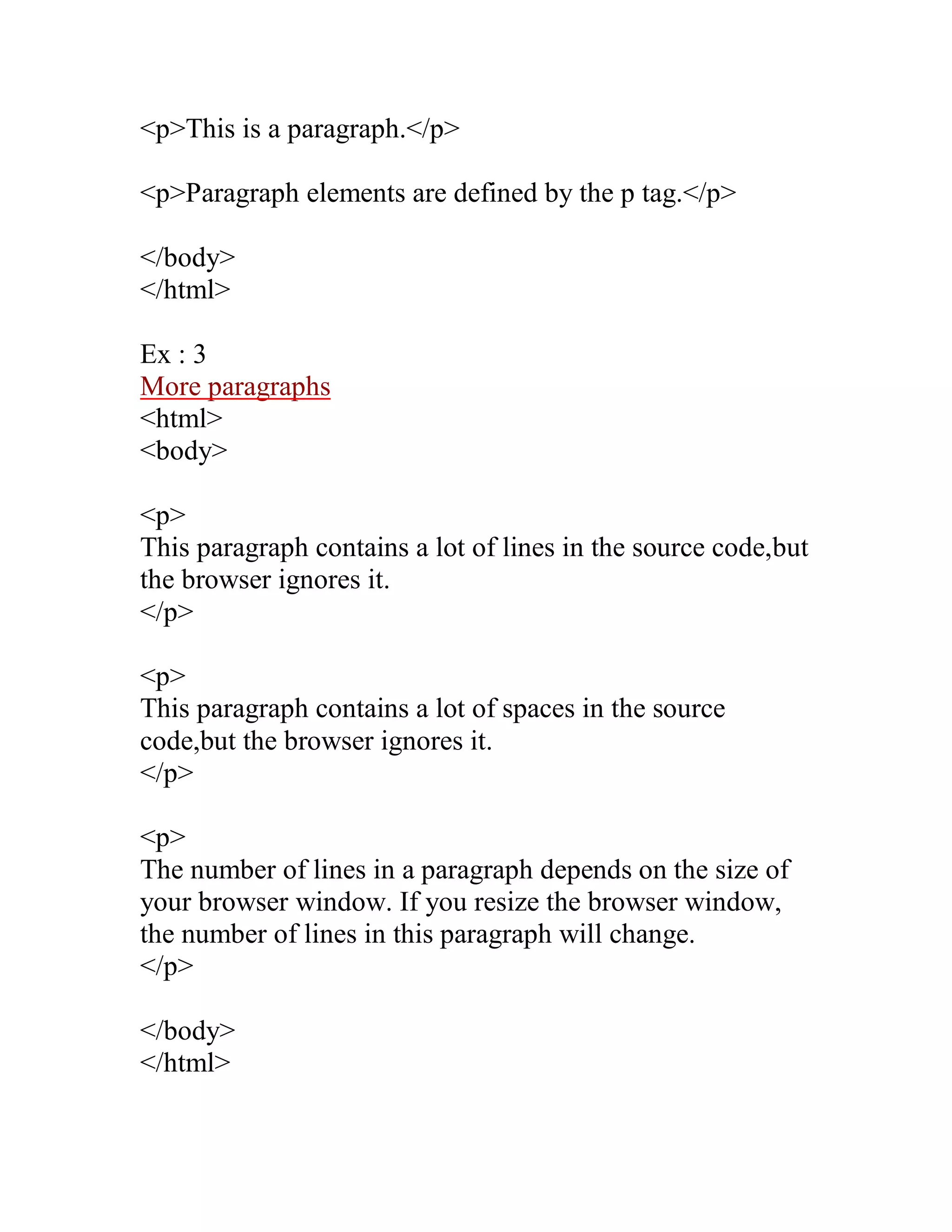 HTML practical guide for O/L exam | PDF