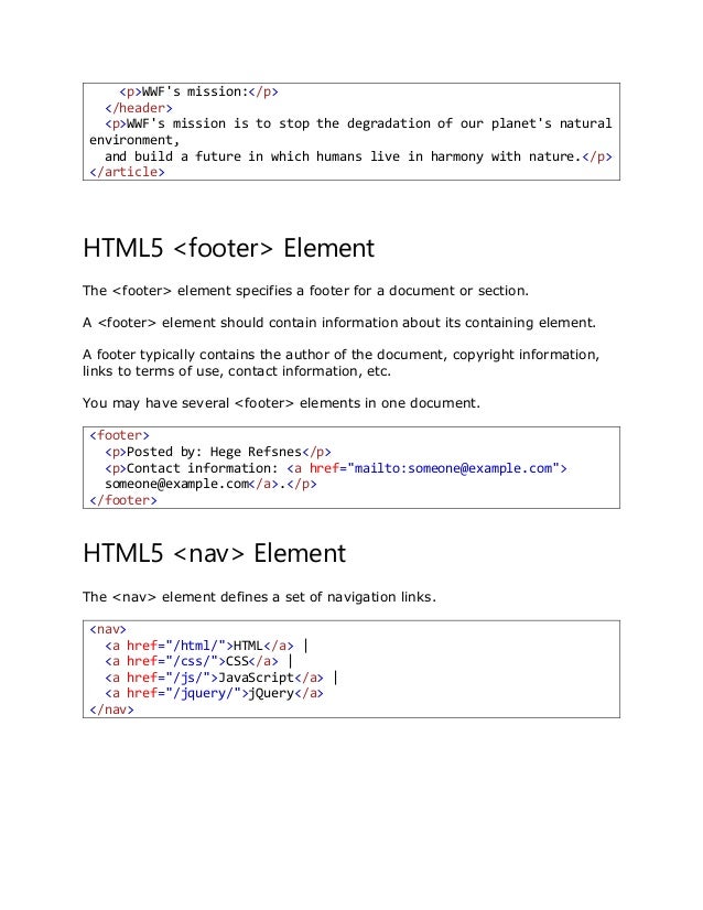 Html Full