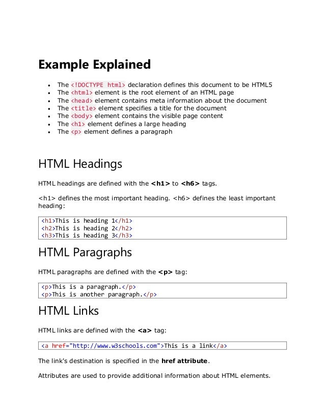 Html Full