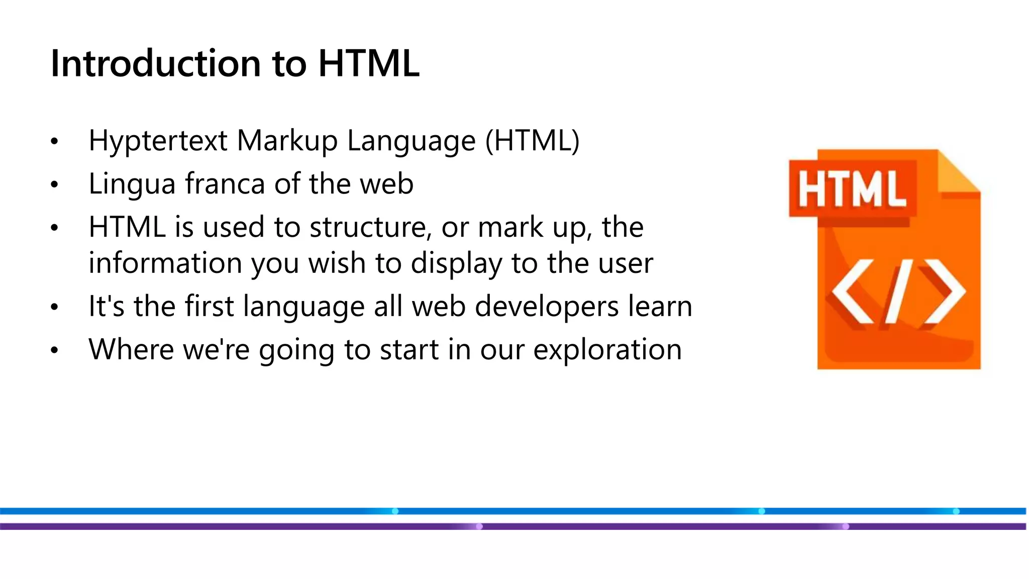 Fundamentals of HTML | PPTX