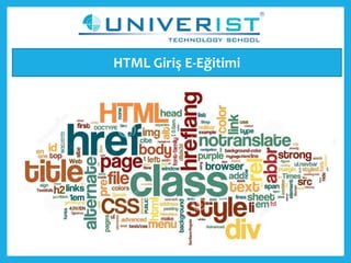 HTML Giriş E-Eğitimi
 