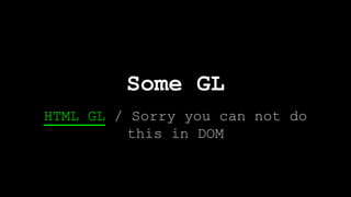 HTML GL - 60 FPS and amazing effects by rendering HTML/CSS in WebGL, framework agnostic
