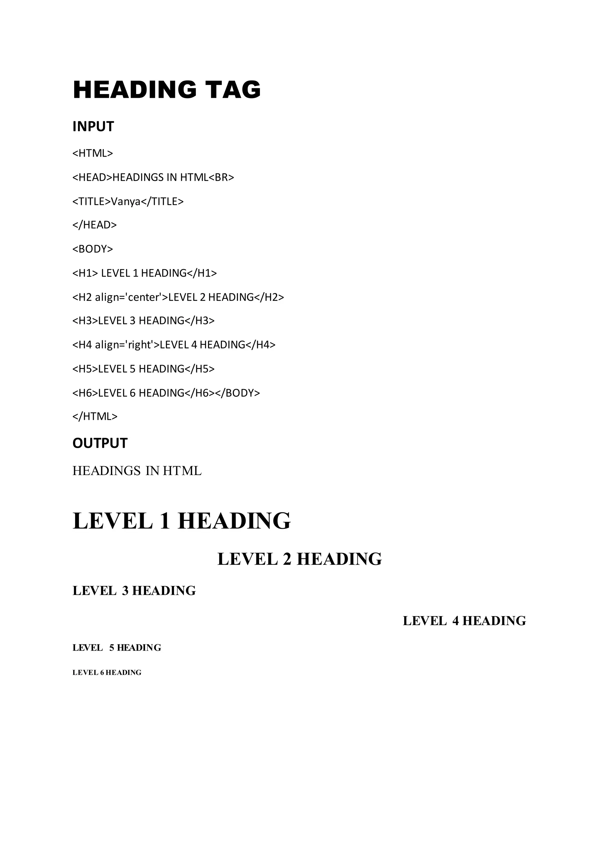 Class 10th FIT Practical File(HTML) | DOCX