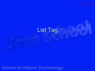 List Tag
 