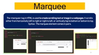 HTML (Hypertext Mark-Up Language) | PPTX