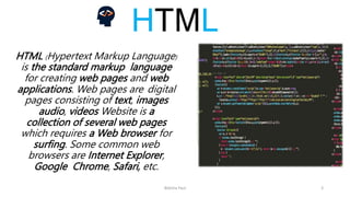 HTML (Hypertext Mark-Up Language) | PPTX