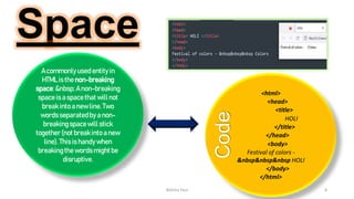 HTML (Hypertext Mark-Up Language) | PPTX