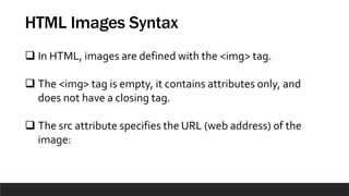 Html images syntax | PPT
