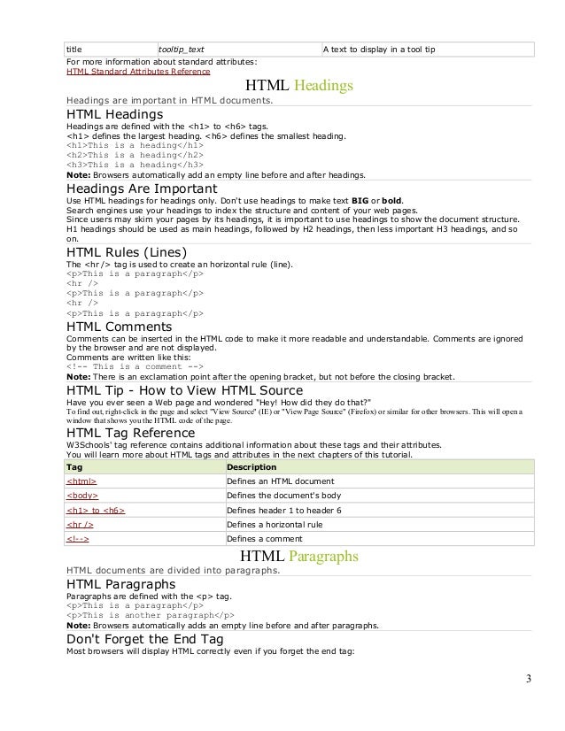 Html introduction