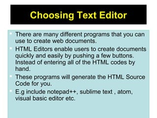Html introduction | PPT