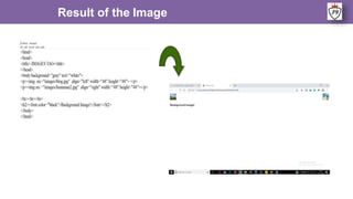 Result of the Image
 