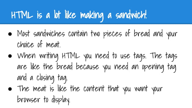 Intro to HTML (Kid's Class at TIY) | PDF | Web Design and HTML | Internet