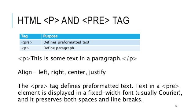 how to left justify text in html how to left justify text in html
