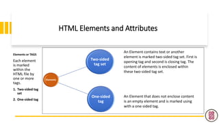 HTML Lesson 3 Elements and Attributes.pptx