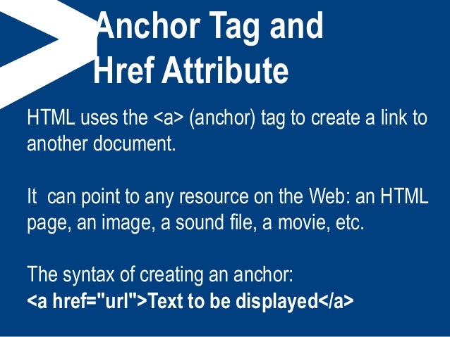 Html Links