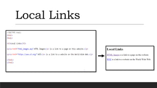 Html links | PPTX