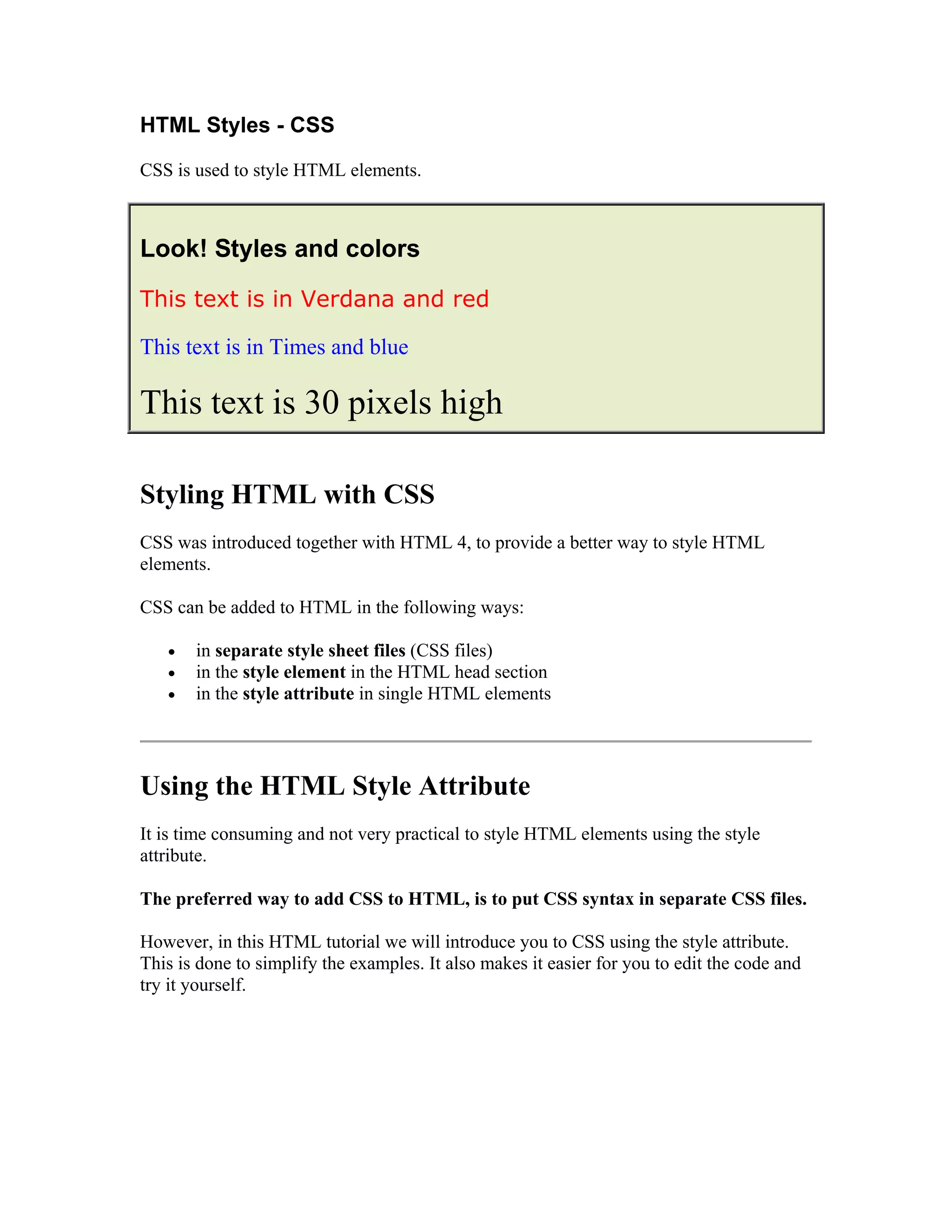 Html notes | PDF | Web Design and HTML | Internet