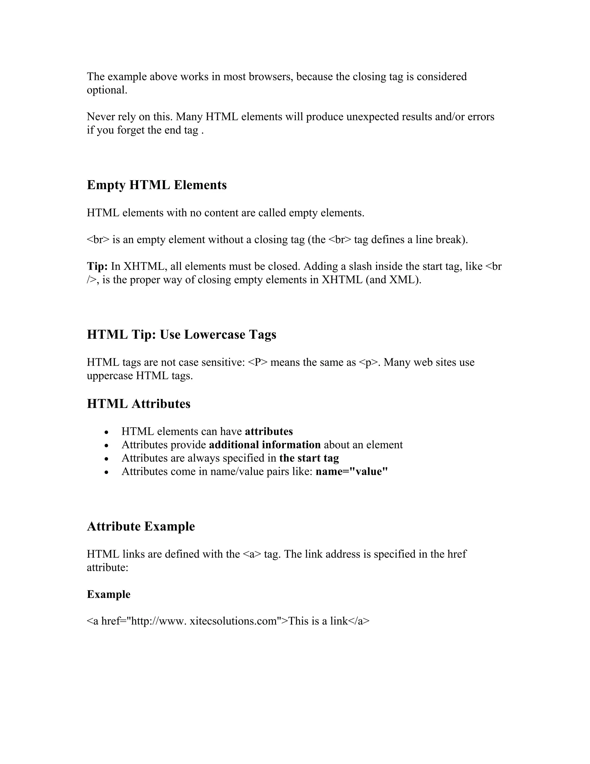 Html notes | PDF | Web Design and HTML | Internet