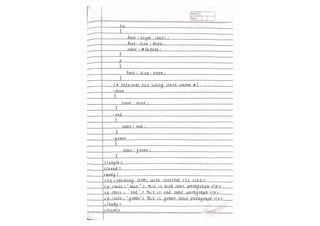 HTML notes! (Handwritten notes for the html )