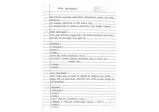 HTML notes! (Handwritten notes for the html )
