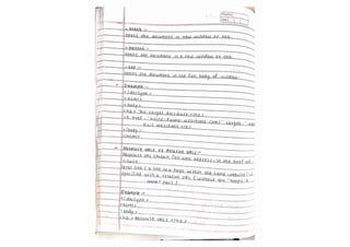 HTML notes! (Handwritten notes for the html )