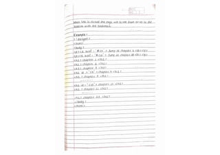 HTML notes! (Handwritten notes for the html )