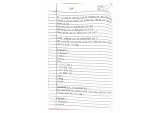 HTML notes! (Handwritten notes for the html )