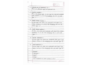 HTML notes! (Handwritten notes for the html )