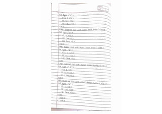 HTML notes! (Handwritten notes for the html )