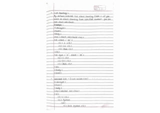 HTML notes! (Handwritten notes for the html )