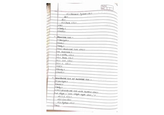 HTML notes! (Handwritten notes for the html )