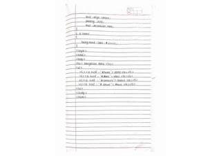 HTML notes! (Handwritten notes for the html )