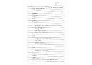 HTML notes! (Handwritten notes for the html )